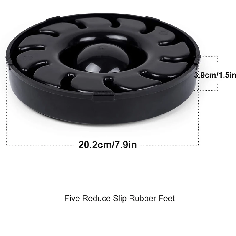 Benepaw-cuenco de alimentación lenta para perro, alimentador duradero respetuoso con el medio ambiente, antideslizante, para mascotas pequeñas, medianas y grandes - imagen 4