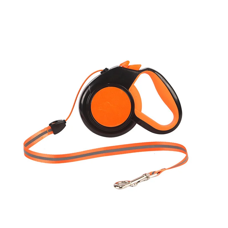Cuerda de tracción para mascotas, telescópica automática, cuerda reflectante, pegatinas reflectantes, 3 m 5 metros, cuerda mejorada para perros, - imagen 3
