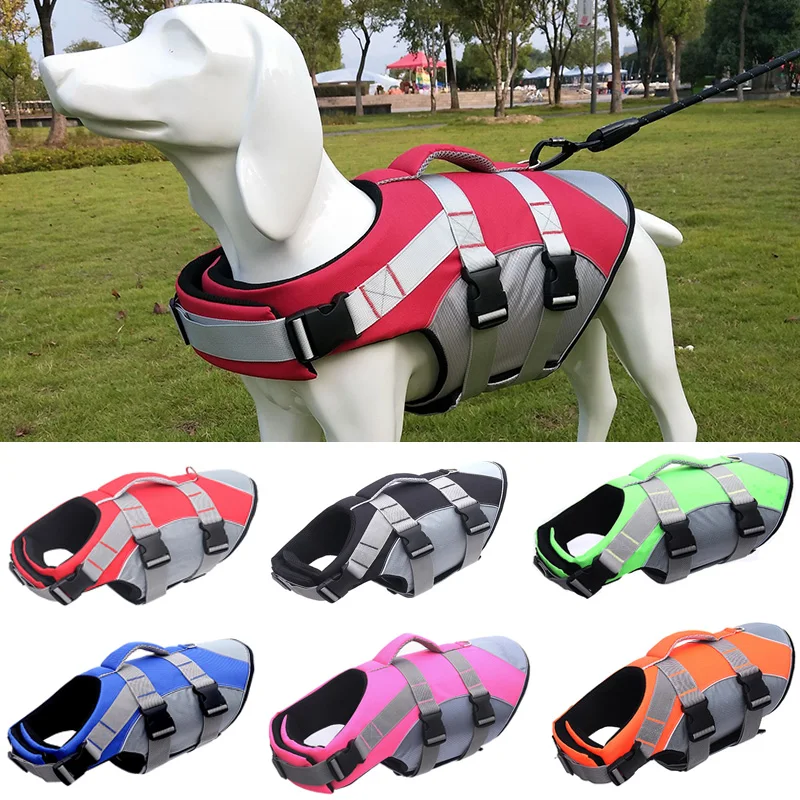 Chaleco salvavidas reflectante para perros pequeños y medianos, traje de baño para cachorros, ropa para Bulldog Francés, Verano