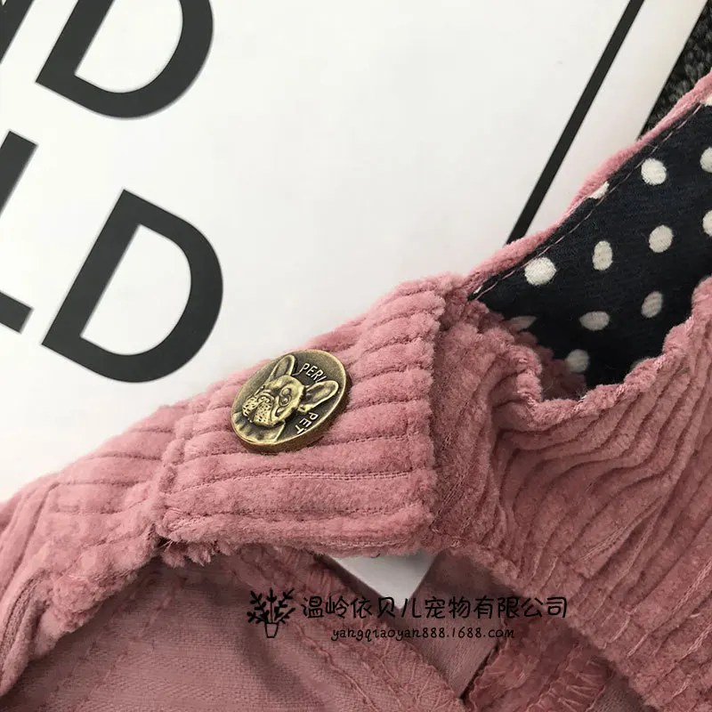 2024 nuevo llega Retro denim perros mascota abrigo mono ropa para gatos ropa para perros pequeños primavera y otoño Jeans chaqueta para cachorros ZL212 - imagen 4