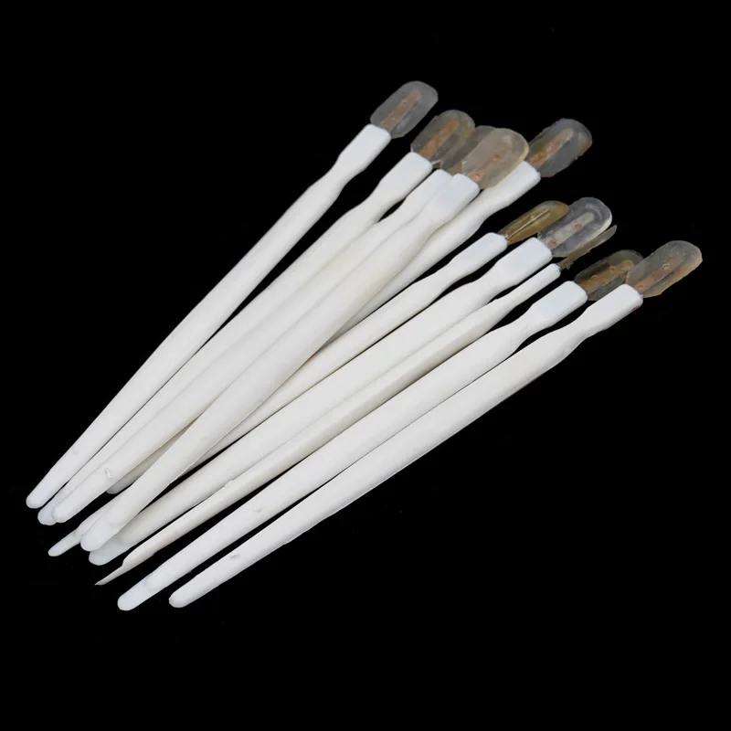 10 Uds. Rascador de gelatina real de 14,6 cm, bolígrafos para tomar la pulpa de leche de abeja, suministros de injerto, pulpas, herramientas de apicultura - imagen 3