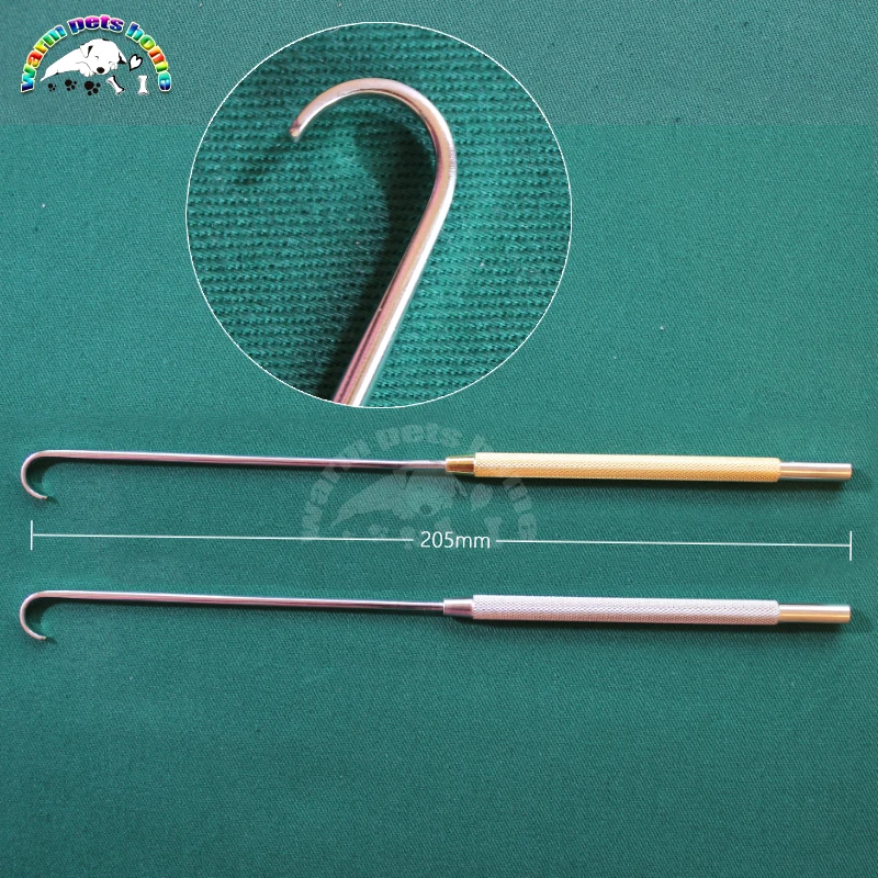 Gancho Spay Snook Sklar Snook, gancho de ovariectomía, eliminación de ovarios, útero, herramientas veterinarios - imagen 4