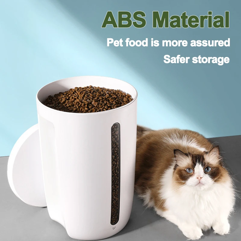 Cubo de almacenamiento al vacío inteligente para mascotas, caja de almacenamiento de comida para gato, perro, mantener fresco sellado, a prueba de humedad, snack, alimentador Liofilizado - imagen 5