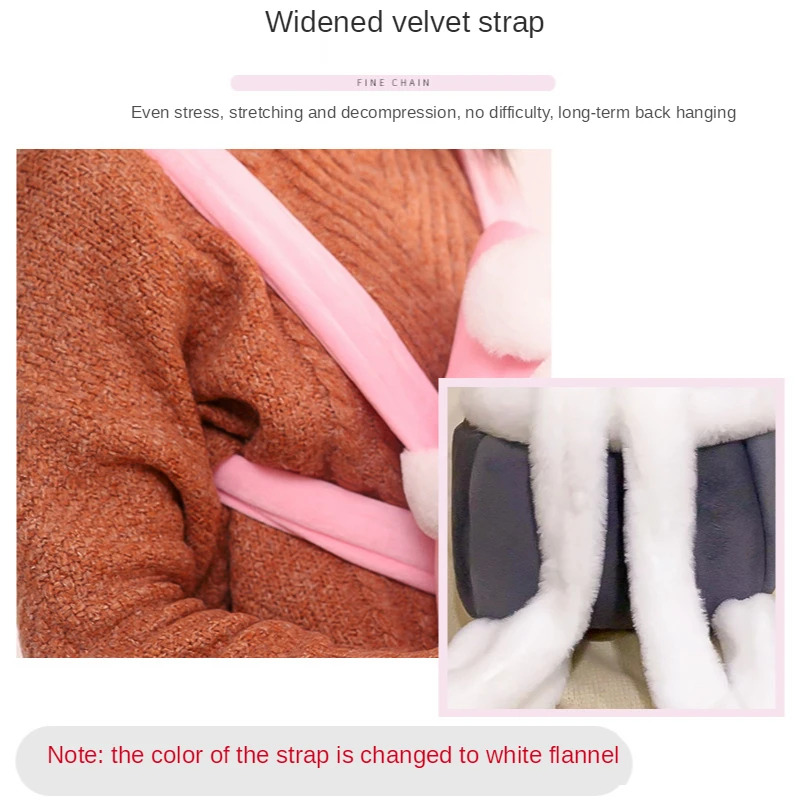 Mochila transpirable para llevar mascotas, Transportín para perros y gatos, bolsa de viaje de felpa cálida, mochila de pecho, mochila de transporte de animales - imagen 4