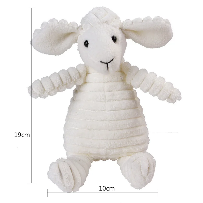 Juguetes de pana para perros pequeños y grandes, juguete chirriante de peluche para perros, juguetes para masticar para cachorros, juguete para mascotas resistente a mordeduras para perros chirriantes - imagen 3