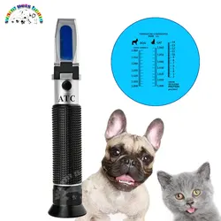 Refractometro de densidad urinaria para perros y gatos
