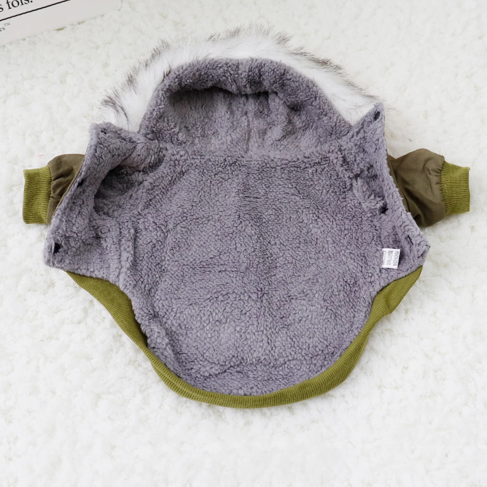 Chaqueta de invierno con capucha para perros pequeños y medianos - imagen 4