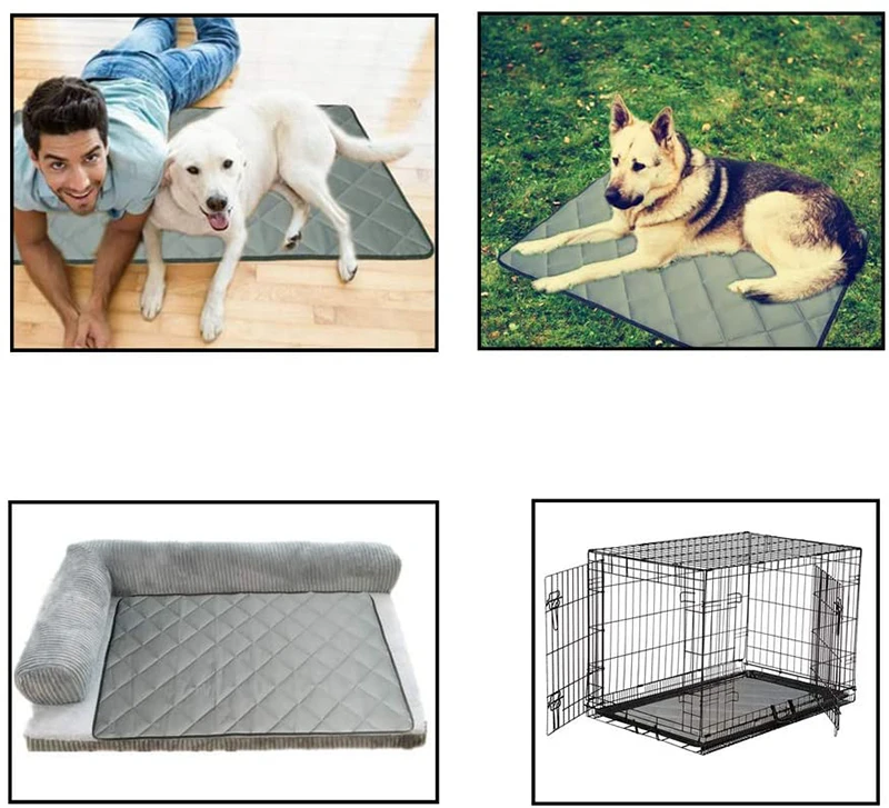 Benepaw-alfombrilla antideslizante impermeable para perros pequeños, medianos y grandes, cama lavable para todas las estaciones - imagen 2