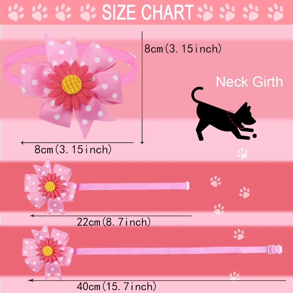 Detalles de la pajarita de girasol