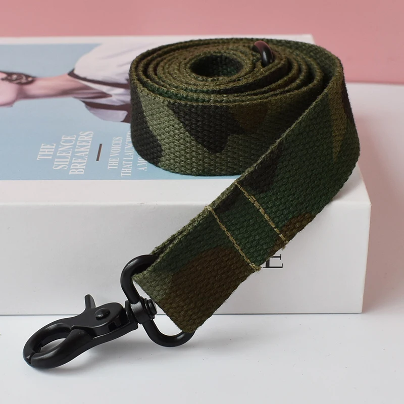 Collar de camuflaje verde personalizado para mascotas, juego de correa para caminar, placa de identificación personalizada para cachorros, grabado ajustable - imagen 5