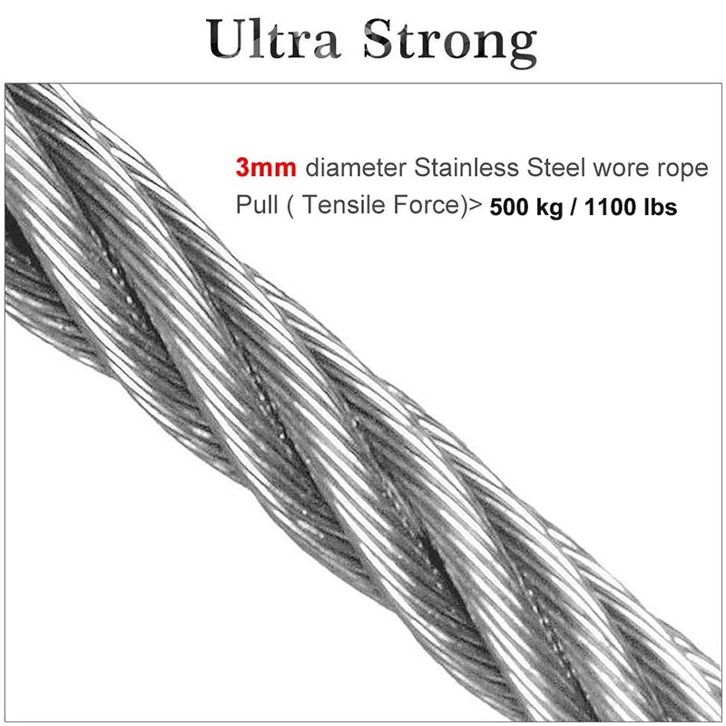 Benepaw-Cable de amarre de alambre de acero para perros grandes, correa reflectante de alta resistencia, para entrenamiento, corredor de mascotas de hasta 125kg - imagen 3
