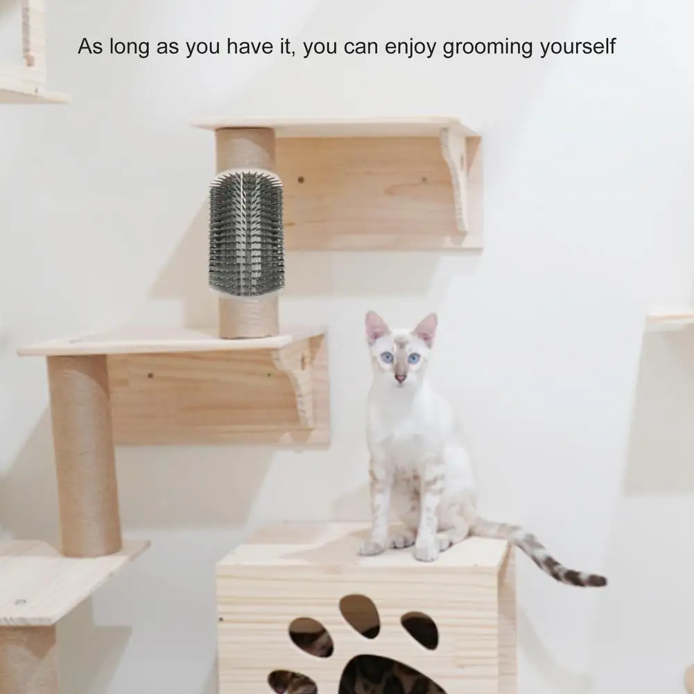 Peine extraíble para mascotas, cepillo de rascado para esquina de gato, masaje, depilación, herramienta de limpieza de aseo para mascotas, 2 piezas - imagen 2