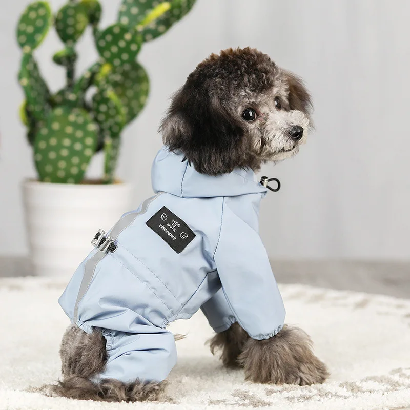 Ondoordringbare Perro Hond Kleding Jas Waterdicht malla demende Zweet Absorberende Reflecterende Jas Roupa cachorro Abrigo - imagen 2