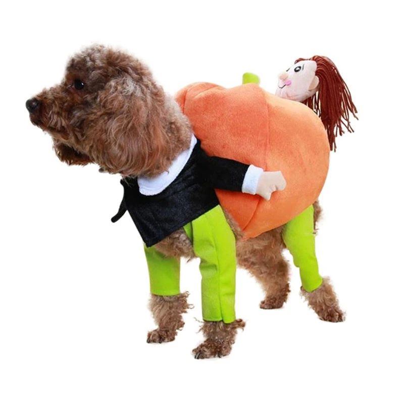 Ropa Divertida Halloween Perro Gato Disfraz Calabaza Mascotas Eventos Especiales Atuendo Disfraces Lindos - imagen 4