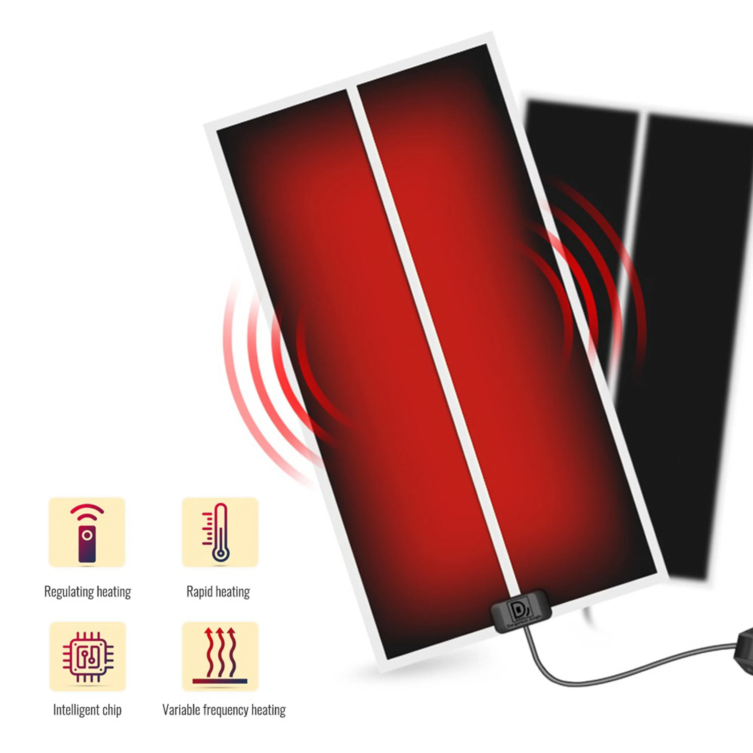 Estera térmica para Reptiles de 5-45W, terrario, escalada, almohadillas térmicas para mascotas, controlador de temperatura ajustable, esteras, suministros para Reptiles, 1 ud. - imagen 4