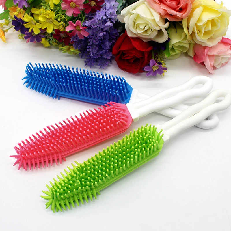 Benepaw-cepillo de pelo para perro, limpiador eficiente de silicona suave para masaje de mascotas, eliminador de pelo portátil, para muebles, Interior de coche y alfombra - imagen 2