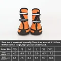 4 Pcs Orange Shoes