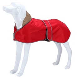 Chaqueta de invierno impermeable térmica para perros medianos y grandes