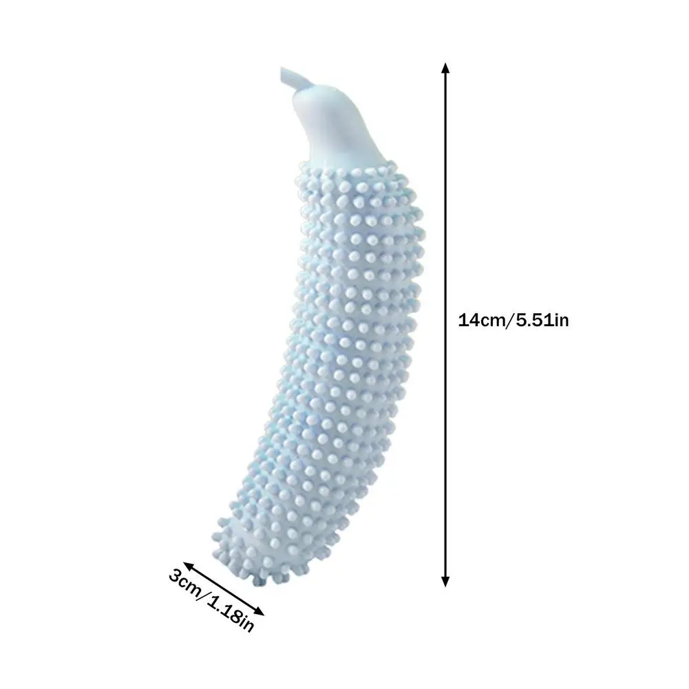 Un plátano blanco con cuentas