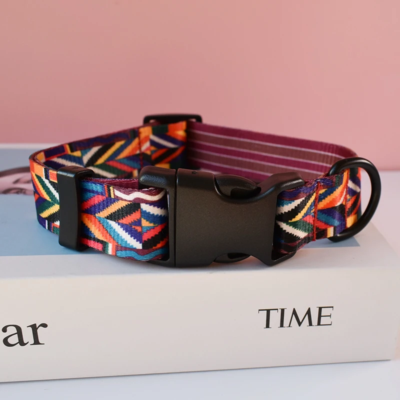 Collar de nailon iridiscente para mascotas, correa retráctil automática, suministros para mascotas pequeñas, accesorios para perros - imagen 4