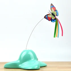 Juguete giratorio automático para gatos y perros – Mariposa
