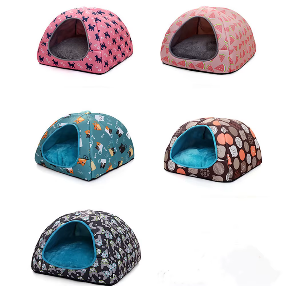 Superficie de tela de alta calidad de la cama para mascotas