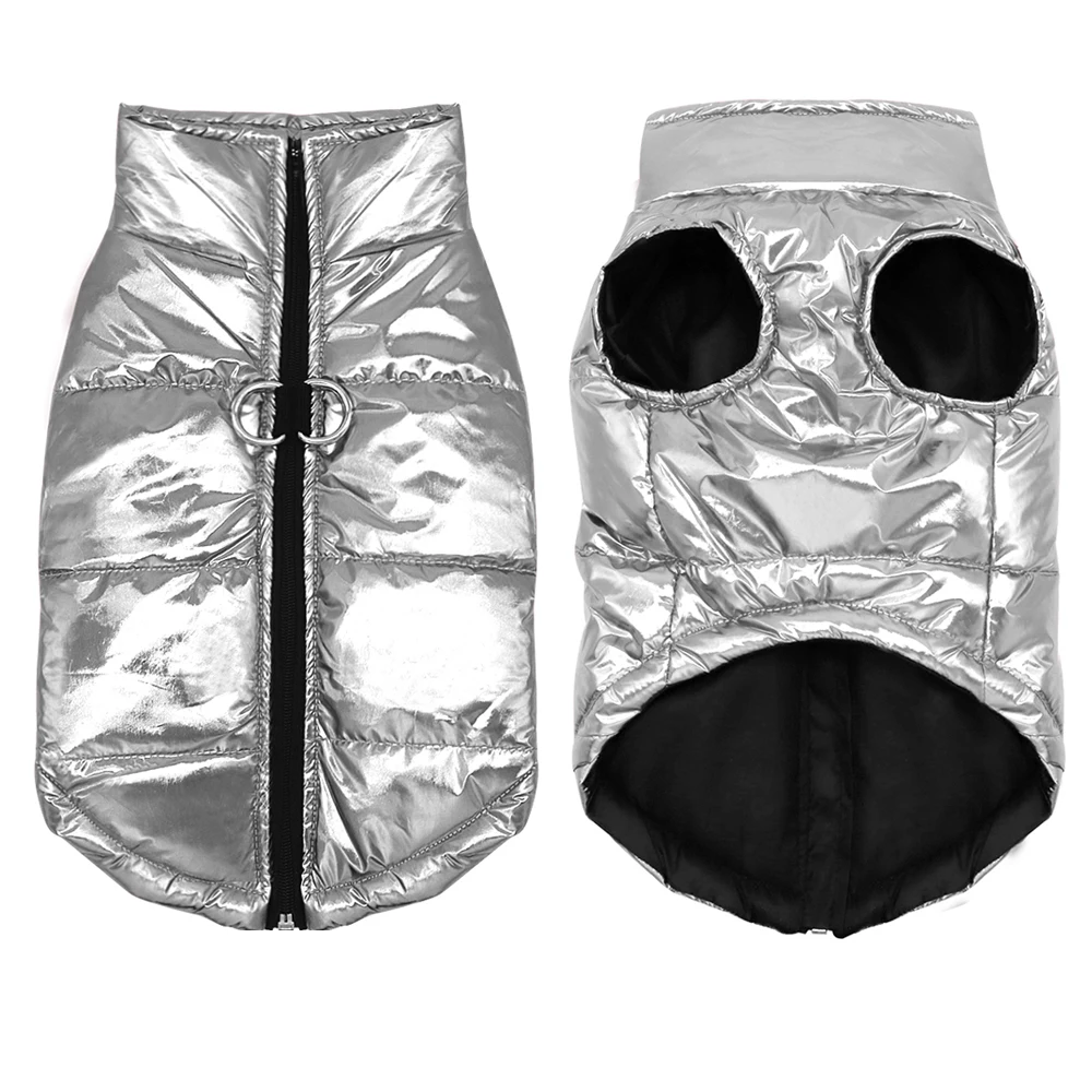 Ropa para perros pequeños ropas impermeables para perro cachorro mascota chaqueta invierno cálido chaleco perro abrigo ropa para Chihuahua Bulldog Francés - imagen 2