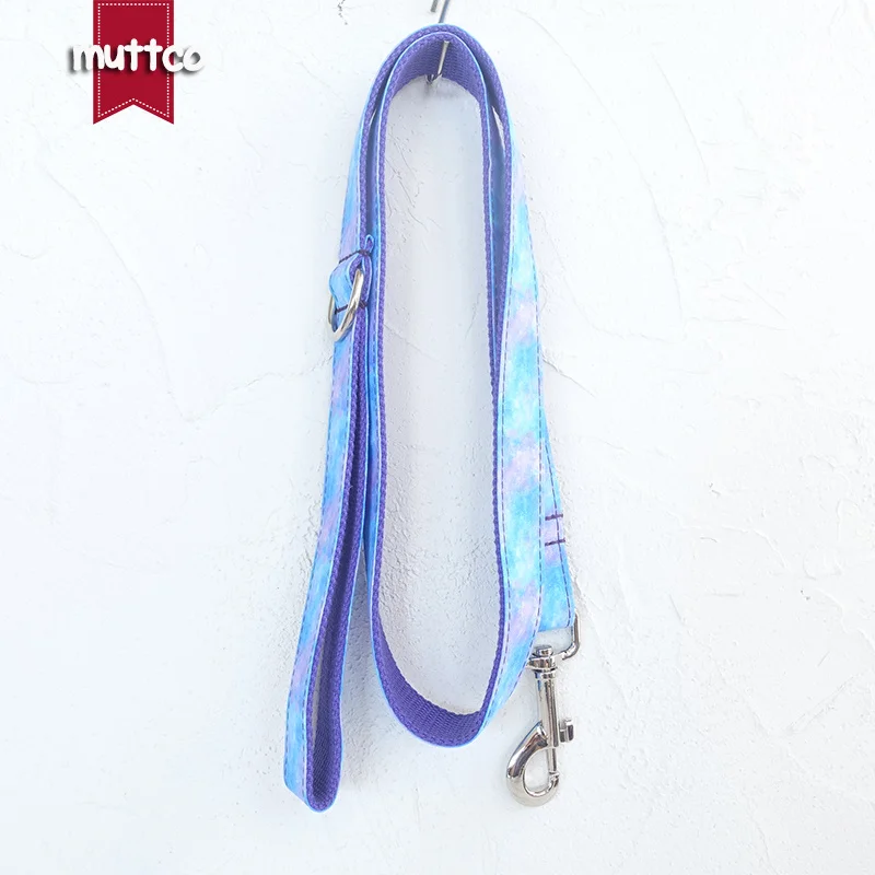 MUTTCO Collar de perro grabado entrenamiento para caminar correa de perro nombre de perro personalizado EL COSMIC SKY entrenamiento de seguridad UDC087 - imagen 3