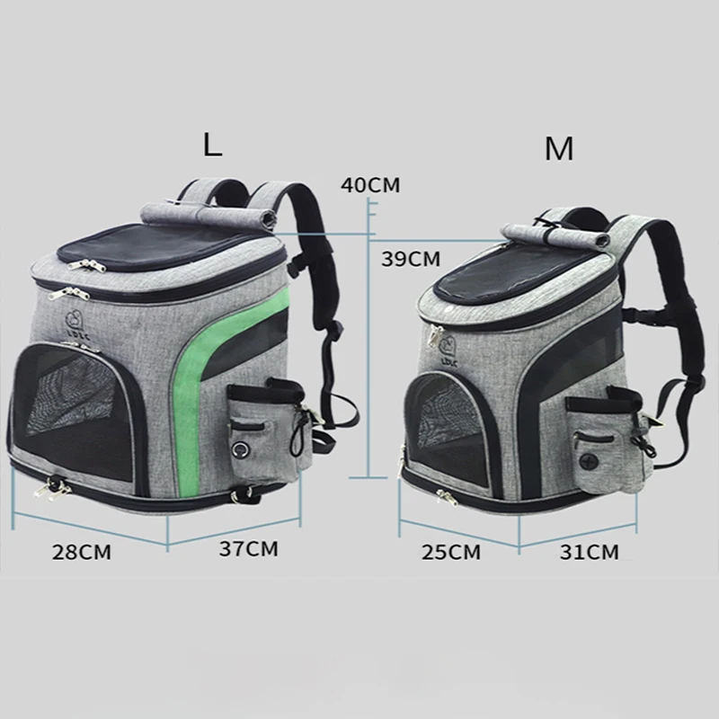 Haustier Katze Träger Taschen Atmungs Reise Outdoor Multifunktions Rucksack Für Kleine Hunde Kätzchen Tragbare Schultern Tasche Katze Träger - imagen 4