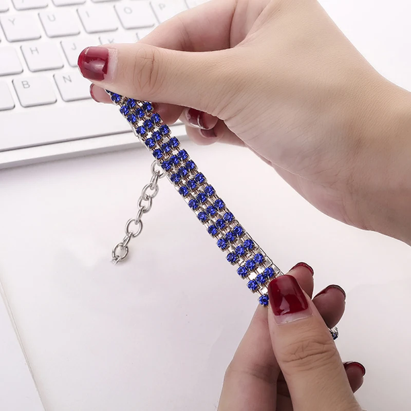 Lindo Collar de gato con diamantes de imitación, Collar con colgante para mascotas, accesorios para gatos, gatitos, naranja, Sphynx, cachorro, suministros para mascotas, mascotas gato S M L - imagen 3