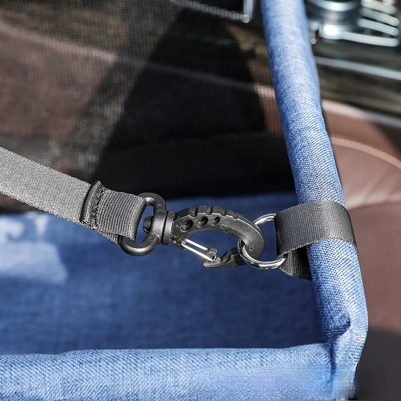 Bolsa para mascotas para coche, almohadilla de viaje para mascotas, bolsa para coche, bolsa transpirable para mascotas, suministros para mascotas, el coche llevan una bolsa para perros para dar al perro un limpio y seguro - imagen 5