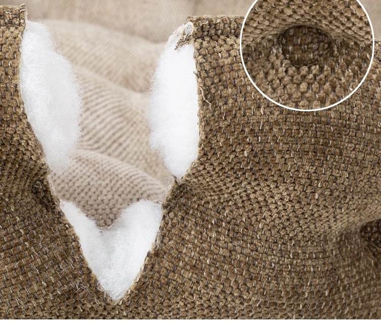 Relleno de algodón ecológico de la cama mascota