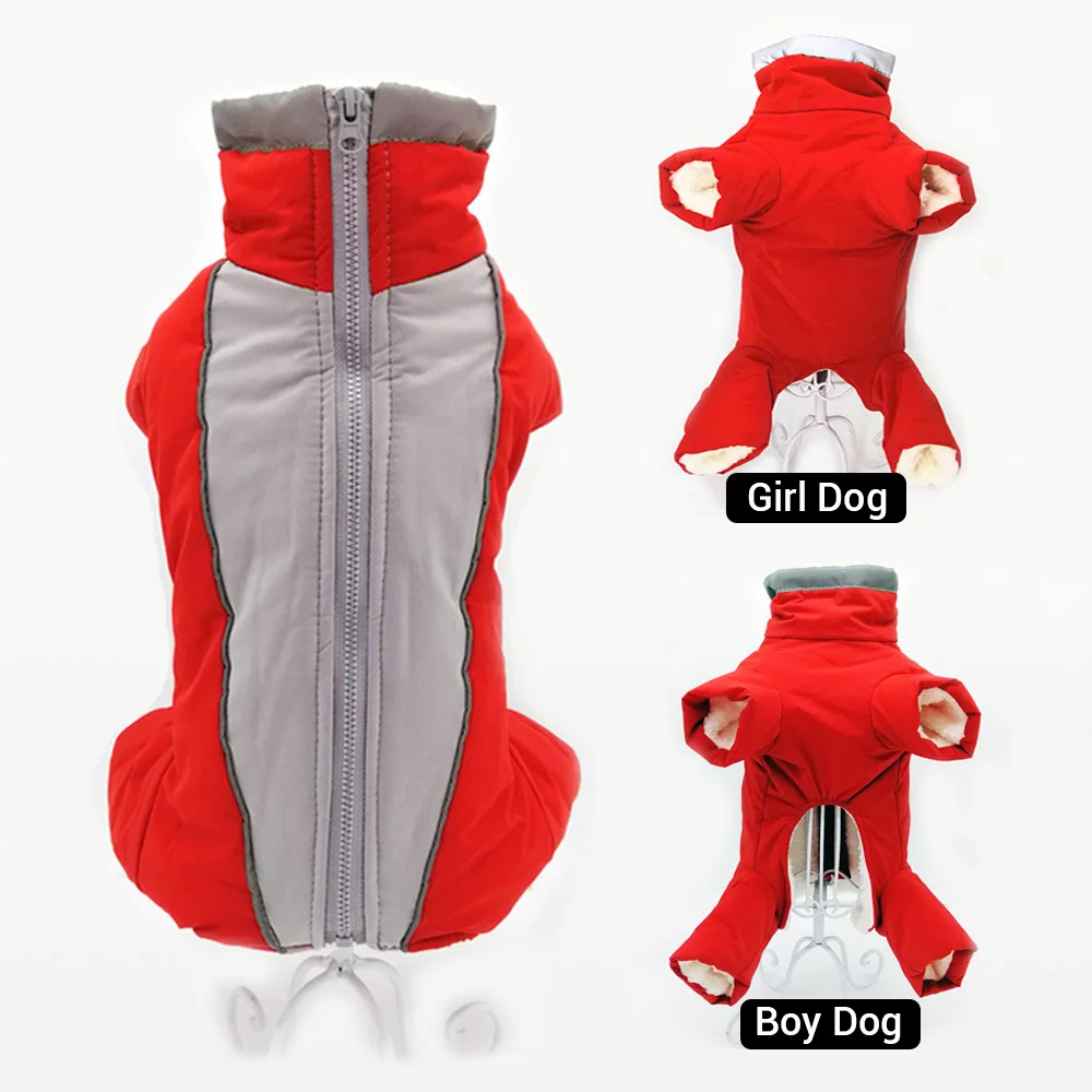 Mono invierno impermeable reflectante para perros pequeños y cachorros