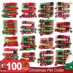 Collares navideños para gatos y perros - pajarita y ajuste cómodo