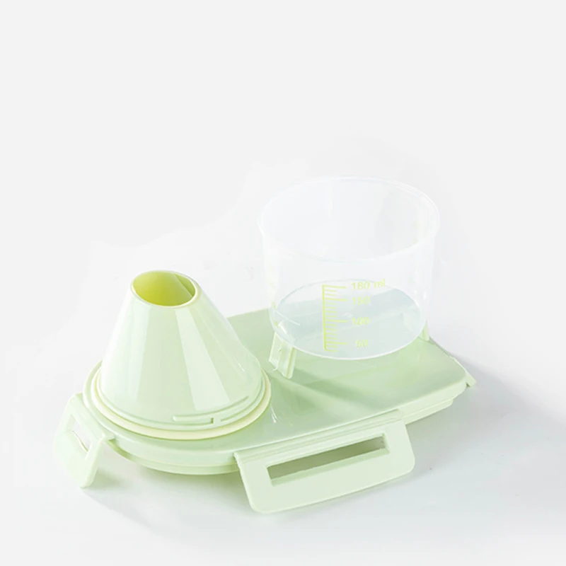 Cuenco de comida para perros, cubo alimentador para gatos, contenedor de comida para mascotas, barril de almacenamiento, taza medidora, cajas de gran capacidad - imagen 5