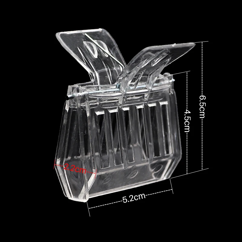 Jaulas para abejas reina, Clip para atrapar abejas, Clip de plástico transparente incoloro, herramienta para equipo de apicultura, sala de aislamiento, 2 uds. - imagen 3