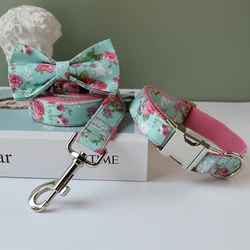 Collar y correa personalizados para perro con grabado