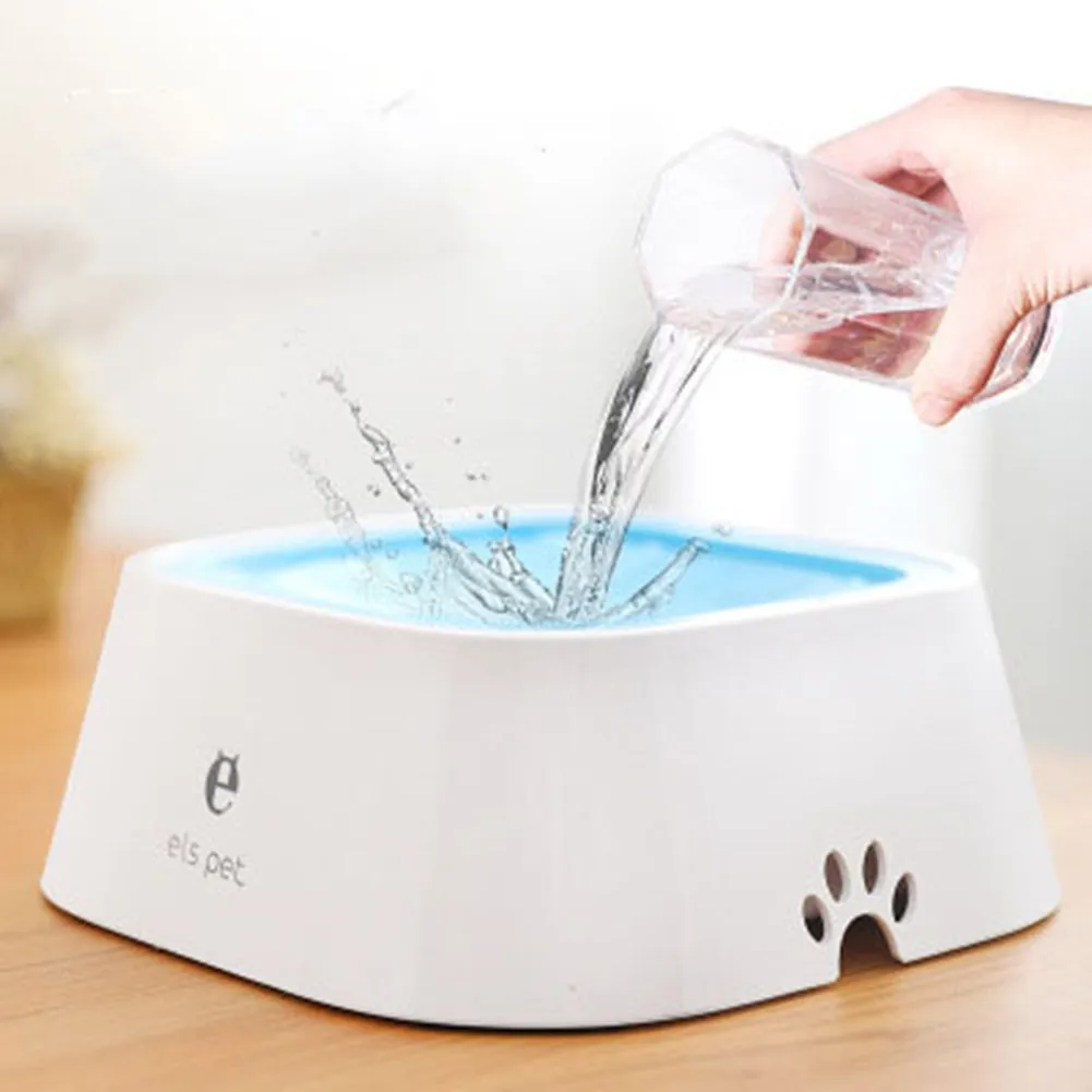 Tazón de agua flotante para perros y gatos, dispensador de botellas para beber, tazón de boca que no se moja - imagen 3