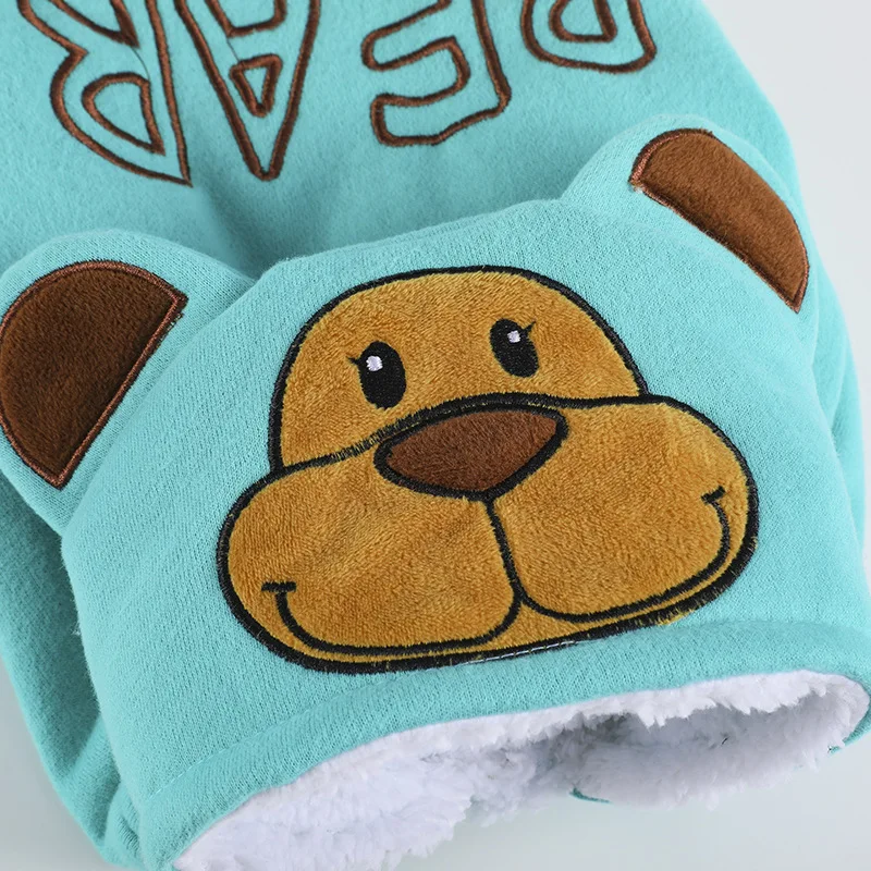 Ropa de invierno para mascotas, ropa de felpa acolchada para perros, suministros para mascotas, ropa de abrigo gruesa de algodón para perros Yorkie - imagen 3