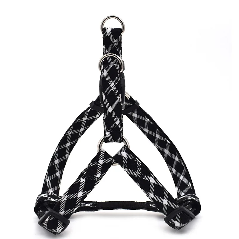Black Plaid Harness