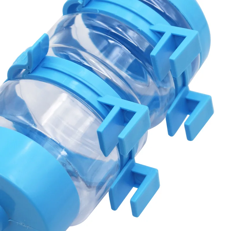 Botella de agua colgante para conejos y hámster, dispensador automático de agua portátil para conejos, conejillo de indias, fuente para beber, 400ml, 1 ud. - imagen 4