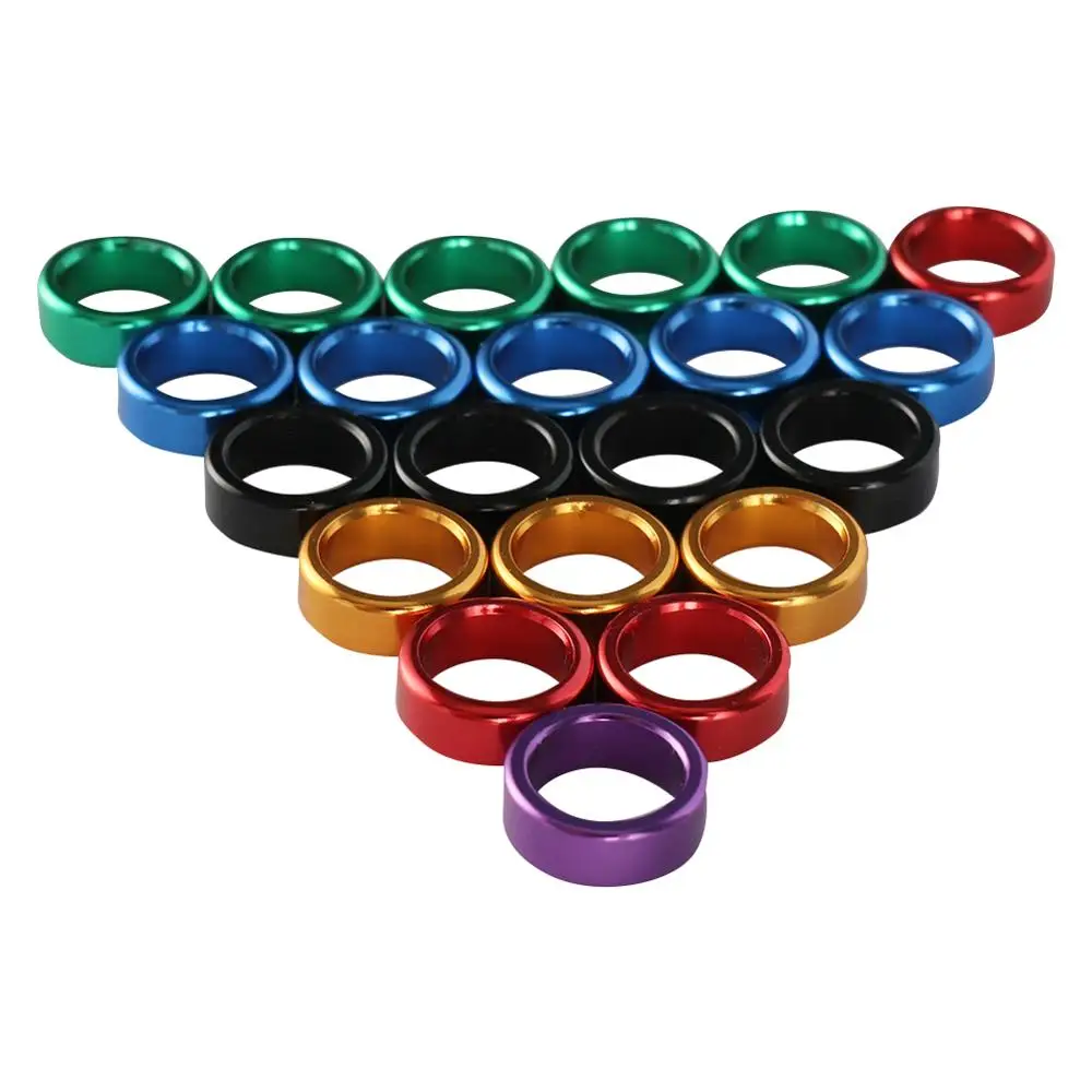 Anillos coloridos de aluminio para pies de pájaros, 8mm, paloma, adiestramiento de vuelo al aire libre, etiqueta de identificación de carrera, herramienta de entrenamiento de aves, 120 Uds. - imagen 2