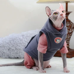 Sudadera con capucha para gato Sphynx – Ropa cálida de invierno