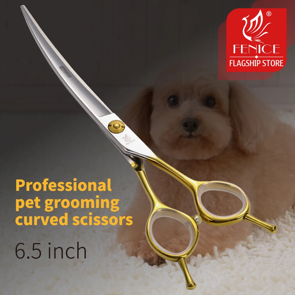 Tijeras Curvadas para Mascotas Fenice - Vista principal