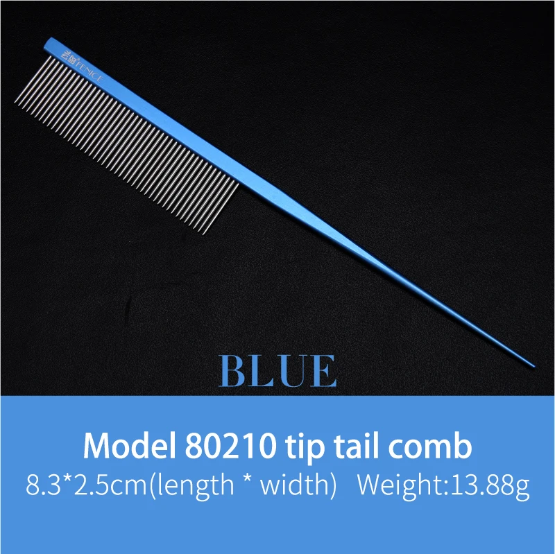 tail comb blue