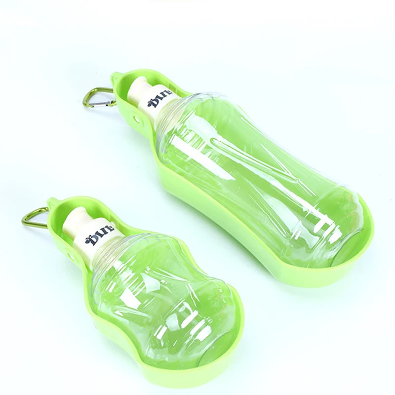 Botella de agua de plástico para perros y gatos, accesorios para mascotas, tazón para beber para cachorros, suministros para perros, alimentador de agua para mascotas - imagen 4