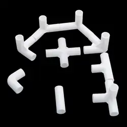 Conector codo recto para tubos de bebedero gato perro