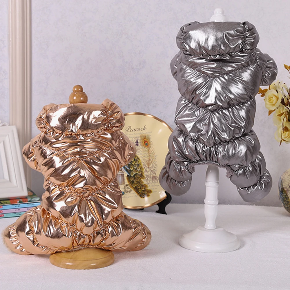 Ropa de diseño para perros pequeños y grandes, abrigo grueso de felpa impermeable, chaqueta de invierno, Chihuahua, York, Pug, 2024 - imagen 2