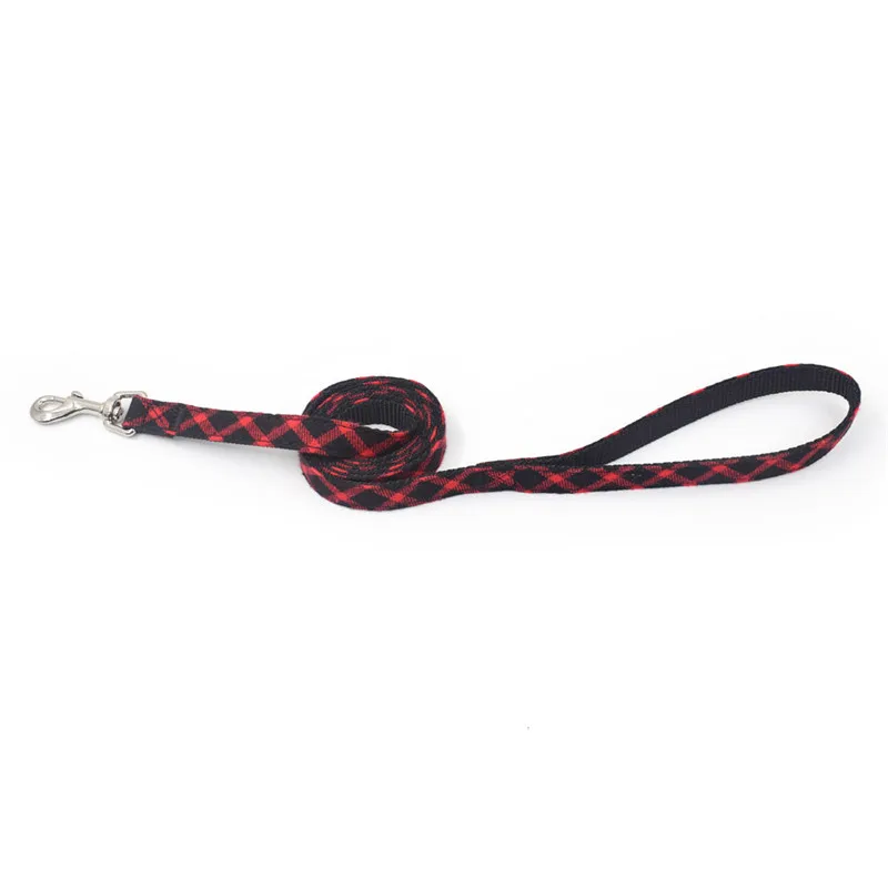 Red Plaid Leash