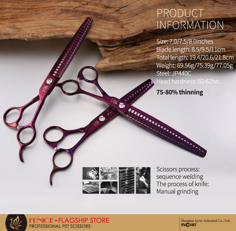 Fenice Tijeras - Diseño ergonómico del mango